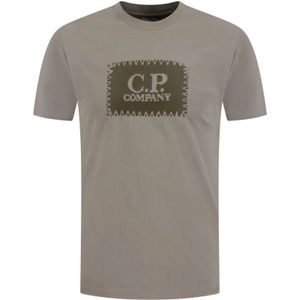 C.p. Company, Heren, Tops, Grijs, Maat: M Katoen,