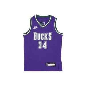 Nike Giannis Antetokounmpo NBA Hardwood Classics Jersey , Purple , Heren , Maat: XL