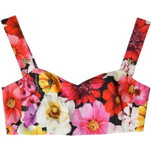Dolce & Gabbana - Bustier Crop Top - Veelkleurig
