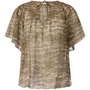 Isabel Marant, Dames, Blouses & Shirts, Bruin, Maat: 3XS