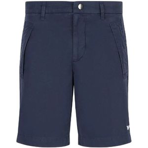 Emporio Armani, Heren, Korte broeken, Blauw, Maat: S