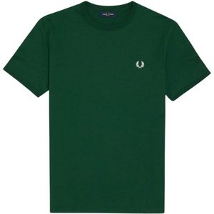 Fred Perry, Heren, Tops, Groen, Maat: 3XL Katoen,