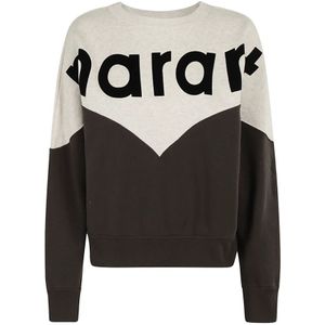 Marant étoile, Dames, Sweatshirts & Hoodies, Veelkleurig, Maat: XS Denim,