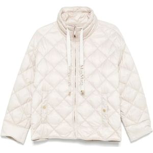 Max Mara, Dames, Jassen, Beige, Maat: M Polyamide,
