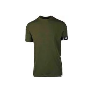 Dsquared2 T-Hemden , Green , Heren , Maat: XL