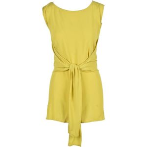 Erika Cavallini, Dames, Tops, Geel, Maat: L Synthetisch,