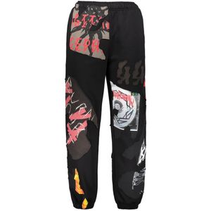 44 Label Group, Heren, Broeken, Veelkleurig, Maat: L Katoen,