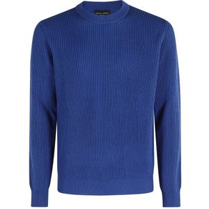 Roberto Collina, Heren, Truien, Blauw, Maat: L