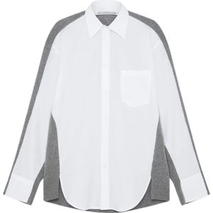 Stella McCartney, Dames, Blouses & Shirts, Grijs, Maat: S