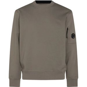 C.p. Company, Heren, Sweatshirts & Hoodies, Grijs, Maat: L Katoen,