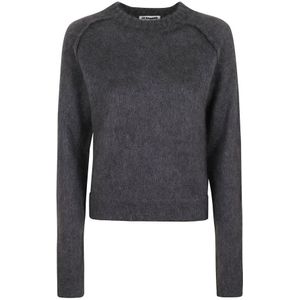 Jil Sander - Cloud - Long-Sleeve Trui - Grijs - Wol - Dames