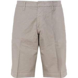 Fay, Heren, Korte broeken, Grijs, Maat: W31 Katoen,