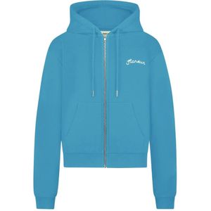 Flâneur, Heren, Sweatshirts & Hoodies, Blauw, Maat: XS Katoen,