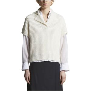 Peserico, Dames, Truien, Beige, Maat: S