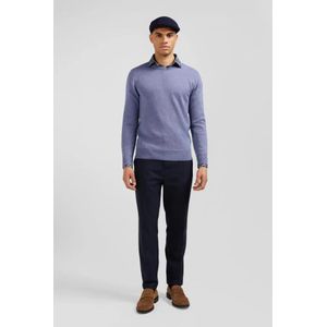 Eden Park, Heren, Truien, Blauw, Maat: 2XL Katoen,