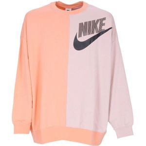 Nike, Dames, Sweatshirts & Hoodies, Veelkleurig, Maat: M Katoen,