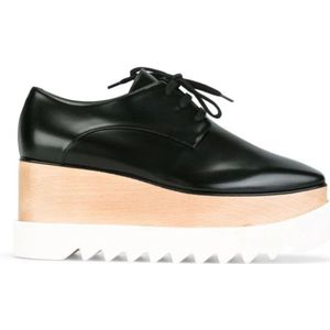Stella McCartney, Dames, Schoenen, Zwart, Maat: 39 EU Leer,