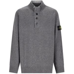 Stone Island, Heren, Truien, Grijs, Maat: L