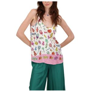 Me369, Dames, Tops, Veelkleurig, Maat: M