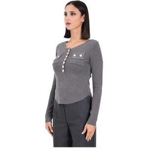 Tpn, Dames, Truien, Grijs, Maat: S