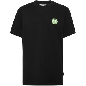 Philipp Plein, Heren, Tops, Zwart, Maat: XL Jersey,