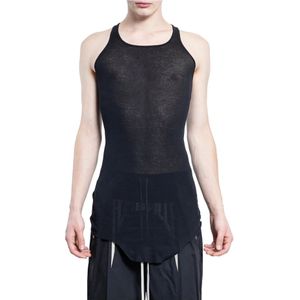 Rick Owens, Heren, Tops, Zwart, Maat: L Katoen,