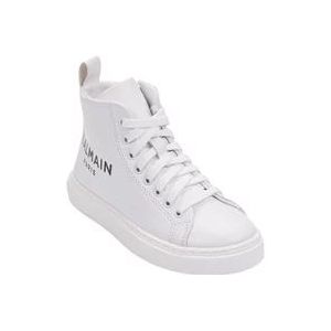 Balmain Effen kleur sneakers , White , Dames , Maat: 37 EU