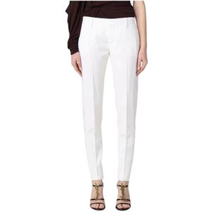 Saint Laurent, Dames, Broeken, Wit, Maat: XL