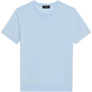 Theory, Dames, Tops, Blauw, Maat: S Wol,