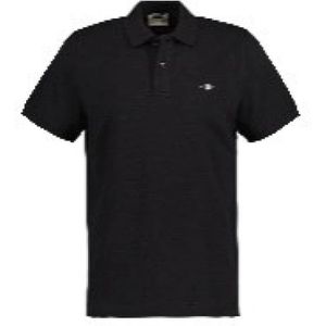 Gant, Heren, Tops, Zwart, Maat: M Katoen,