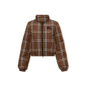 Burberry ‘Eype’ cropped jas , Brown , Dames , Maat: S