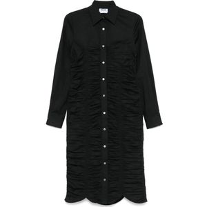Moschino, Dames, Jurken, Zwart, Maat: XS Katoen,