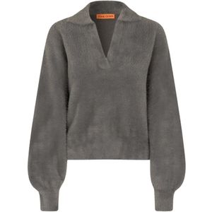 Stine Goya, Dames, Truien, Grijs, Maat: M Acryl,