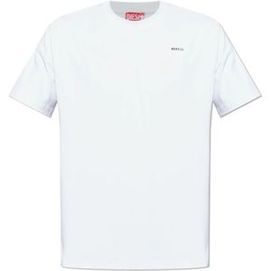 Diesel, Heren, Tops, Wit, Maat: L