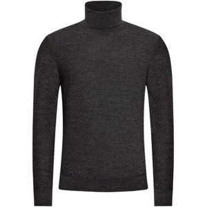 Trussardi, Heren, Truien, Grijs, Maat: XL Wol,