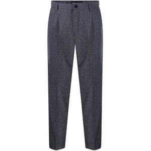 Department Five, Heren, Broeken, Grijs, Maat: W31 Wol,