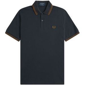 Fred Perry, Heren, Tops, Blauw, Maat: 2XS Katoen,