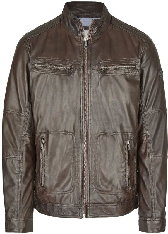 Bugatti - Bufidelio - Leren Jas - Bruin - Heren