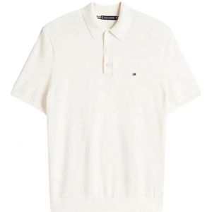 Tommy Hilfiger, Heren, Tops, Wit, Maat: S Katoen,