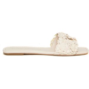 Stuart Weitzman, Dames, Schoenen, Wit, Maat: 37 1/2 EU Leer,