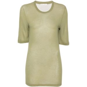 Ami Paris, Dames, Tops, Groen, Maat: XS