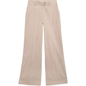 Oltre, Dames, Broeken, Beige, Maat: S Corduroy,
