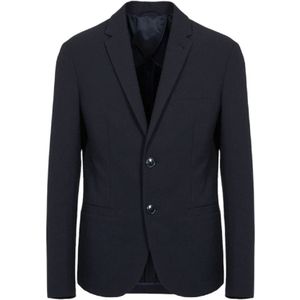 Armani Exchange, Heren, Jassen, Blauw, Maat: 2XS Katoen,
