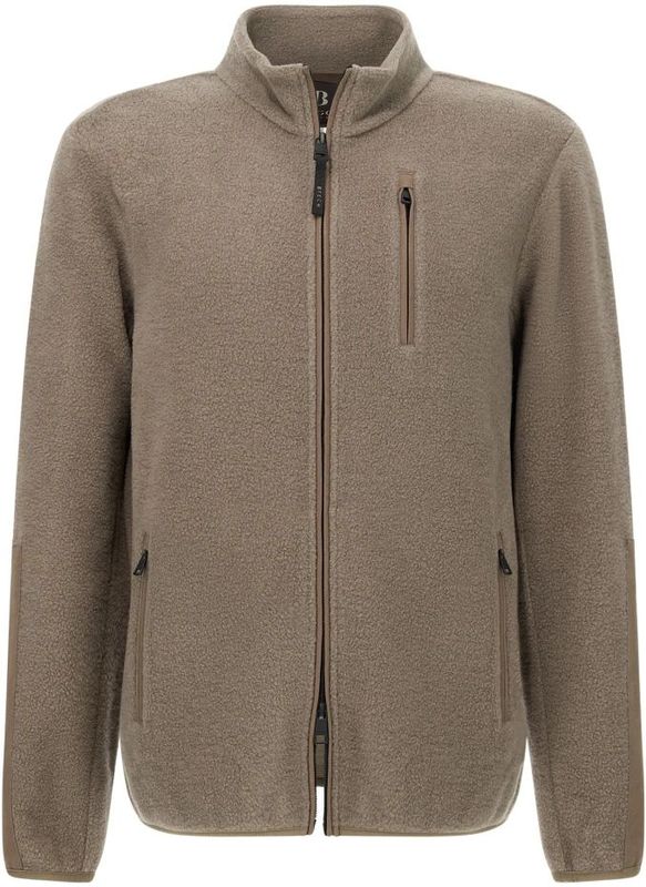 Boggi Milano, Heren, Sweatshirts & Hoodies, Beige, Maat: S Wol,