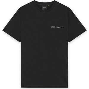 Lyle & Scott, Heren, Tops, Zwart, Maat: S