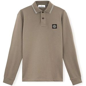 Stone Island, Heren, Tops, Bruin, Maat: 2XL