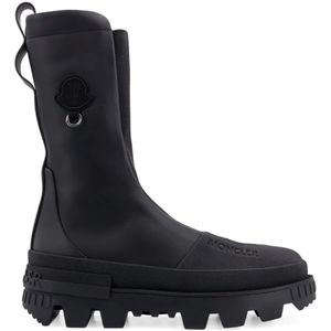 Moncler, Dames, Schoenen, Zwart, Maat: 39 EU Leer,