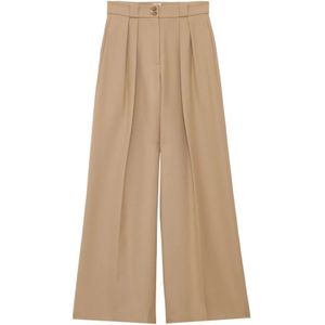 Ines de la Fressange Paris, Dames, Broeken, Beige, Maat: XS