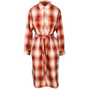 Maison Kitsuné, Dames, Jurken, Veelkleurig, Maat: M Katoen,