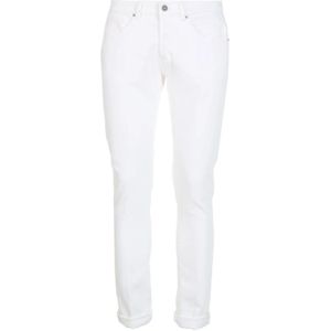 Dondup, Heren, Jeans, Wit, Maat: W36